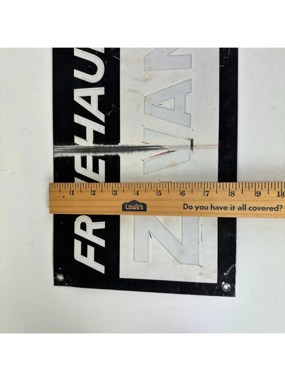 Freuhauf Z Van Metal Plaque Sign
